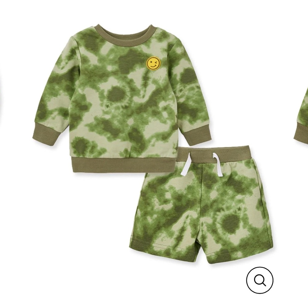 LITTLE ME TIE DYE ACTIVE SET 12 Months